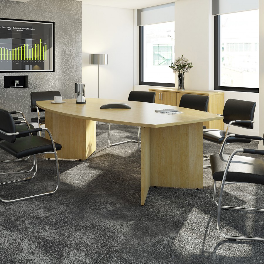 Arrow Head Rectangular Boardroom Table 